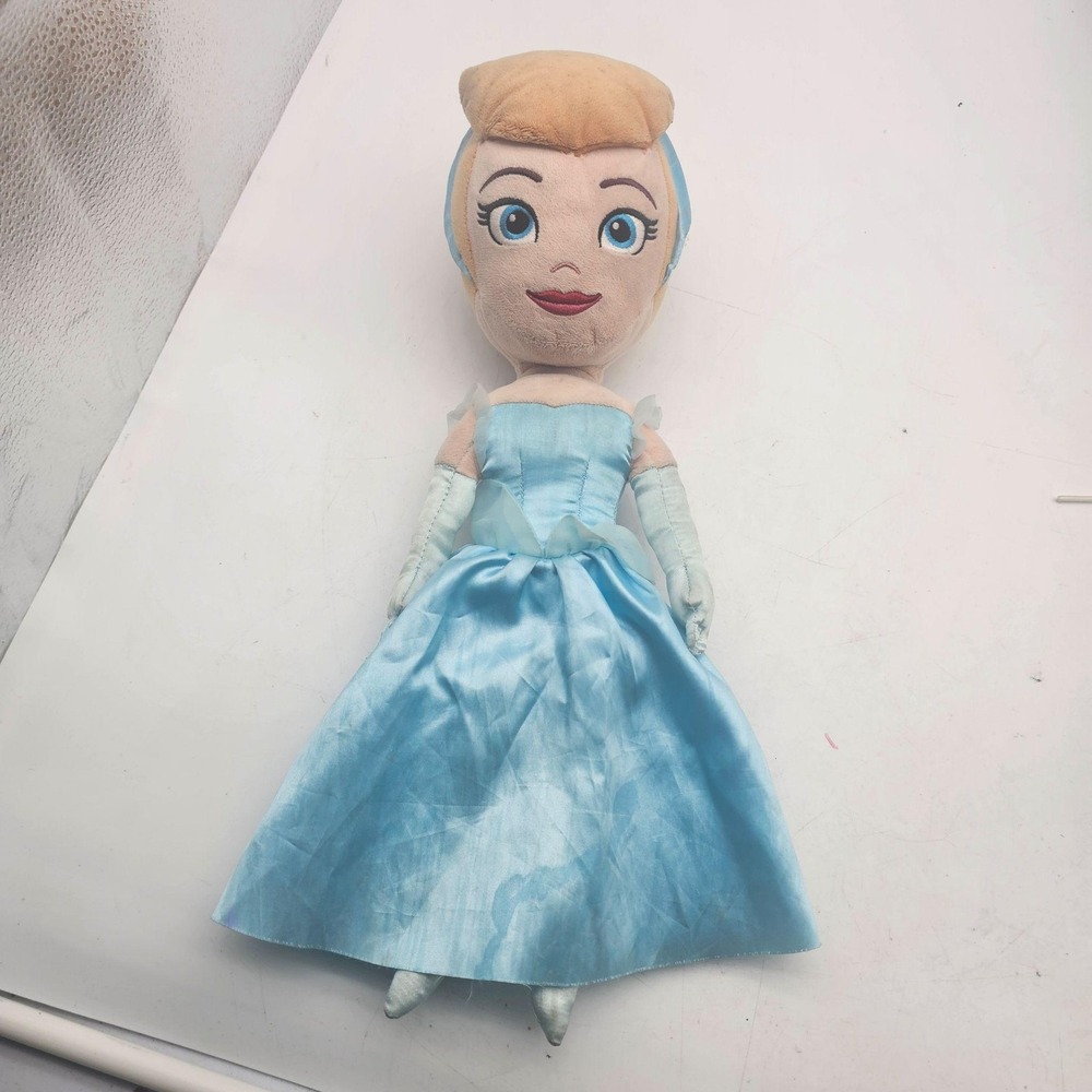Disney Princess Cinderella Plush Doll Stuffed Toy 16" Blue Kohl's Cares Cute